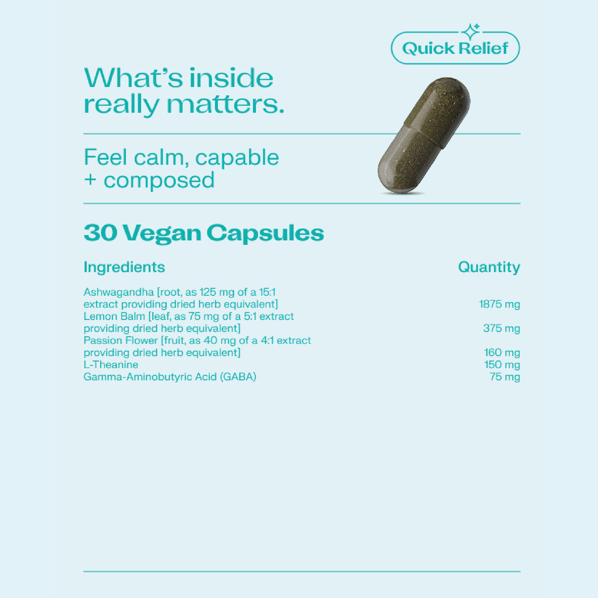 VitaminMe Anxiety and Stress Relief Supplement