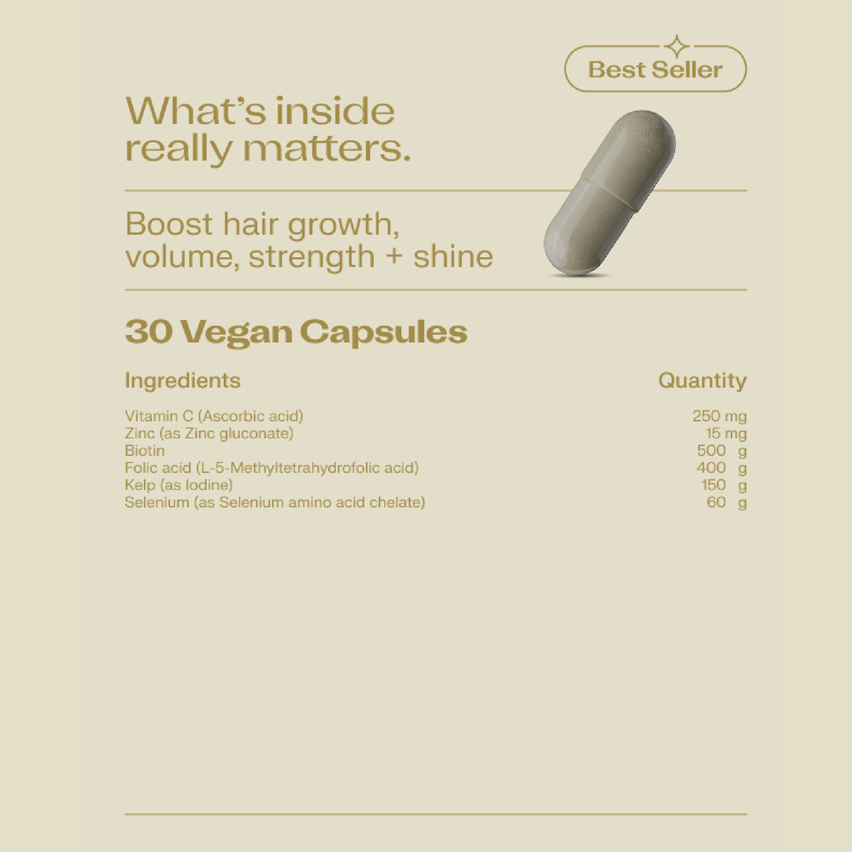 VitaminMe Hair Growth and Strength Supplement