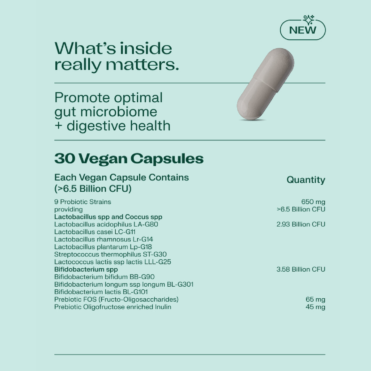 VitaminMe Prebiotic and Probiotic Supplement